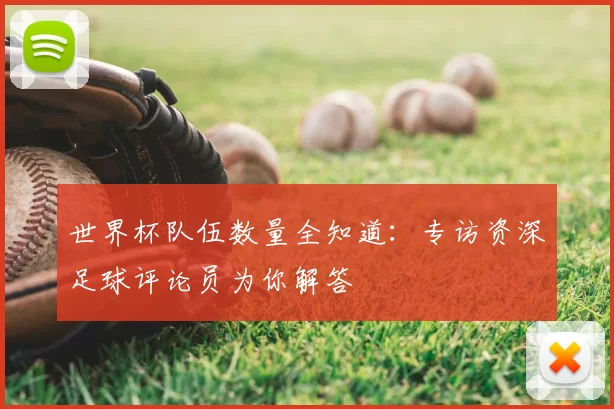 世界杯队伍数量全知道：专访资深足球评论员为你解答