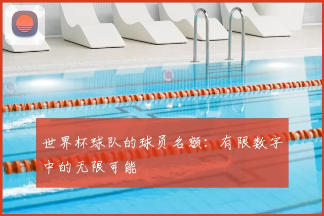 世界杯球队的球员名额:有限数字中的无限可能